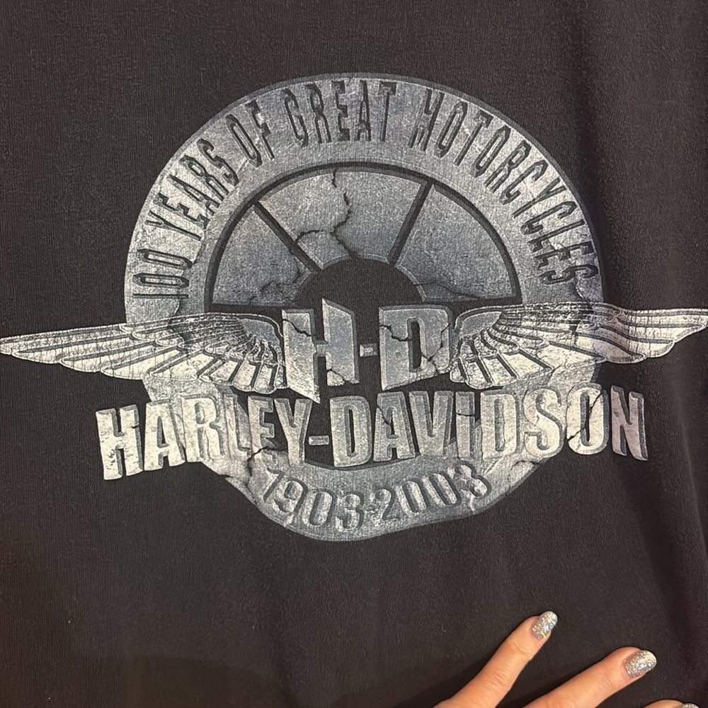 Vintage Harley-Davidson Black Tshirt from Jacksonville, Florida